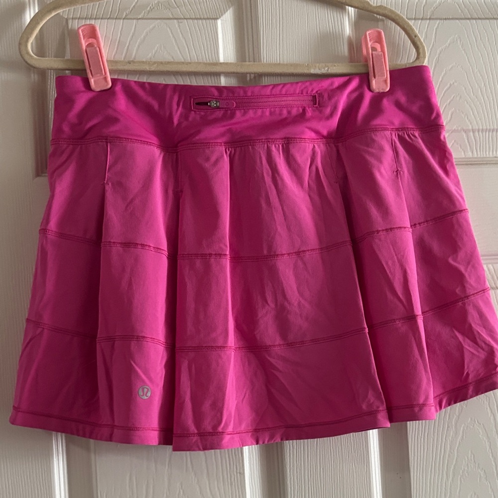 Lululemon Athletica Bright Pink Mini Skort